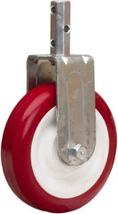 Hamilton - 5" Diam x 1-3/8" Wide x 6-1/16" OAH Stem Mount Rigid Caster - Polyurethane Mold on Polypropylene, 250 Lb Capacity, Sealed Precision Ball Bearing, 3/4 x 2-1/16" Octagon Stem - Exact Tooling