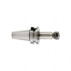 HAIMER - 2.5mm to 26mm Capacity, 6.3" Projection, BT40 Taper Shank, ER40 Collet Chuck - 0.0001" TIR, Through-Spindle & DIN Flange Coolant - Exact Tooling