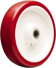 Hamilton - 8 Inch Diameter x 2 Inch Wide, Polyurethane on Polypropylene Caster Wheel - 1,200 Lb. Capacity, 2-3/16 Inch Hub Length, 3/4 Inch Axle Diameter, Straight Roller Bearing - Exact Tooling