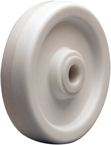 Hamilton - 6 Inch Diameter x 1-1/2 Inch Wide, Polyolefin Caster Wheel - 600 Lb. Capacity, 1-5/8 Inch Hub Length, 1/2 Inch Axle Diameter, Straight Roller Bearing - Exact Tooling