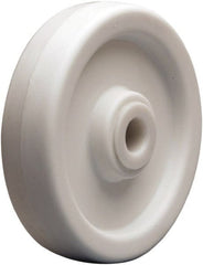 Hamilton - 6 Inch Diameter x 1-1/2 Inch Wide, Polyolefin Caster Wheel - 600 Lb. Capacity, 1-5/8 Inch Hub Length, 1/2 Inch Axle Diameter, Straight Roller Bearing - Exact Tooling