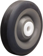 Hamilton - 5 Inch Diameter x 1-3/8 Inch Wide, Rubber on Thermoplastic Caster Wheel - 275 Lb. Capacity, 1-1/2 Inch Hub Length, 1/2 Inch Axle Diameter, Delrin Bearing - Exact Tooling