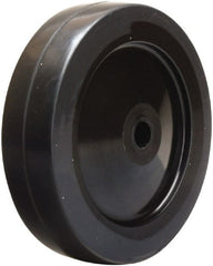 Hamilton - 5 Inch Diameter x 1-1/4 Inch Wide, Soft Rubber Caster Wheel - 190 Lb. Capacity, 1-1/2 Inch Hub Length, 1/2 Inch Axle Diameter, Self-Lube Bearing - Exact Tooling
