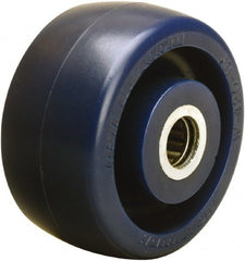 Hamilton - 4 Inch Diameter x 2 Inch Wide, Polyurethane Caster Wheel - 750 Lb. Capacity, 2-3/16 Inch Hub Length, 1/2 Inch Axle Diameter, Straight Roller Bearing - Exact Tooling