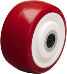 Hamilton - 4 Inch Diameter x 2 Inch Wide, Polyurethane on Polypropylene Caster Wheel - 750 Lb. Capacity, 2-3/16 Inch Hub Length, 1/2 Inch Axle Diameter, Straight Roller Bearing - Exact Tooling