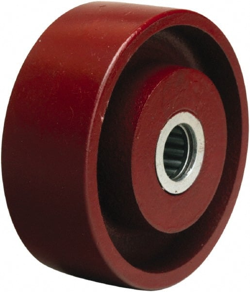 Hamilton - 2-3/4 Inch Diameter x 1-1/2 Inch Wide, Cast Iron Caster Wheel - 250 Lb. Capacity, 1-5/8 Inch Hub Length, 3/4 Inch Axle Diameter, Straight Roller Bearing - Exact Tooling