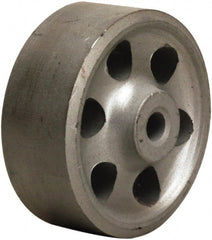 Hamilton - 2-3/4 Inch Diameter x 1-1/2 Inch Wide, Cast Iron Caster Wheel - 250 Lb. Capacity, 1-5/8 Inch Hub Length, 1/2 Inch Axle Diameter, Straight Roller Bearing - Exact Tooling