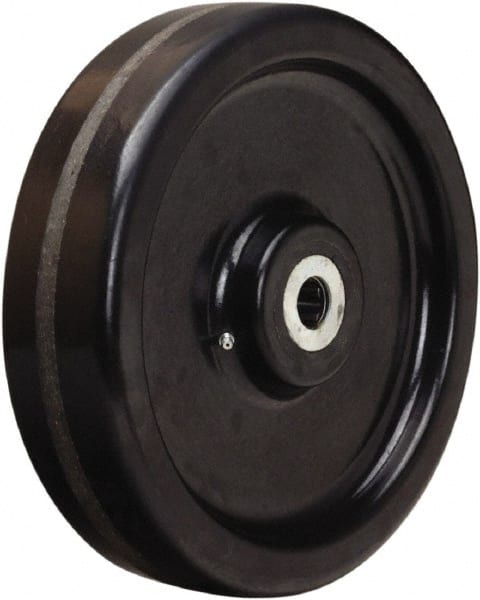 Hamilton - 12 Inch Diameter x 3 Inch Wide, Phenolic Caster Wheel - 3,500 Lb. Capacity, 3-1/4 Inch Hub Length, 3/4 Inch Axle Diameter, Tapered Roller Bearing - Exact Tooling