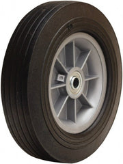Hamilton - 10 Inch Diameter x 2-3/4 Inch Wide, Rubber on Polypropylene Caster Wheel - 500 Lb. Capacity, 2-1/4 Inch Hub Length, 5/8 Inch Axle Diameter, Ball Bearing - Exact Tooling
