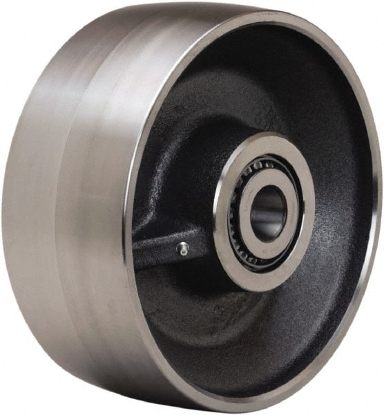 Hamilton - 10 Inch Diameter x 4 Inch Wide, Forged Steel Caster Wheel - 18,000 Lb. Capacity, 4-1/4 Inch Hub Length, 1-1/4 Inch Axle Diameter, Tapered Roller Bearing - Exact Tooling