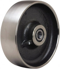 Hamilton - 10 Inch Diameter x 3 Inch Wide, Forged Steel Caster Wheel - 6,000 Lb. Capacity, 3-1/4 Inch Hub Length, 1 Inch Axle Diameter, Tapered Roller Bearing - Exact Tooling