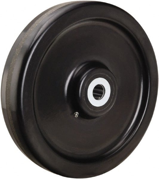 Hamilton - 12 Inch Diameter x 2-1/2 Inch Wide, Phenolic Caster Wheel - 3,000 Lb. Capacity, 3-1/4 Inch Hub Length, 1 Inch Axle Diameter, Straight Roller Bearing - Exact Tooling