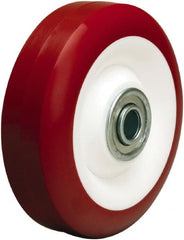 Hamilton - 4 Inch Diameter x 1-3/8 Inch Wide, Polyurethane on Polypropylene Caster Wheel - 400 Lb. Capacity, 1-9/16 Inch Hub Length, 1/2 Inch Axle Diameter, Stainless Steel Ball Bearing - Exact Tooling
