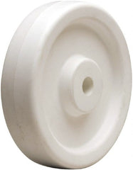 Hamilton - 6 Inch Diameter x 1-1/2 Inch Wide, Polyolefin Caster Wheel - 600 Lb. Capacity, 1-5/8 Inch Hub Length, 5/8 Inch Axle Diameter, Plain Bore Bearing - Exact Tooling