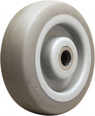 Hamilton - 6 Inch Diameter x 2 Inch Wide, Rubber on Thermoplastic Caster Wheel - 410 Lb. Capacity, 2-3/16 Inch Hub Length, 5/8 Inch Axle Diameter, Straight Roller Bearing - Exact Tooling