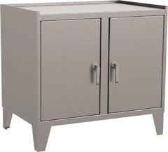 Jamco - 2 Shelf Locking Storage Cabinet - Stainless Steel, 36" Wide x 18" Deep x 34" High - Exact Tooling