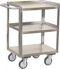 Jamco - 36" Wide x 35" High x 24" Deep, Mobile Work Stand - 1,200 Lb Capacity, 11" Shelf Clearance - Exact Tooling