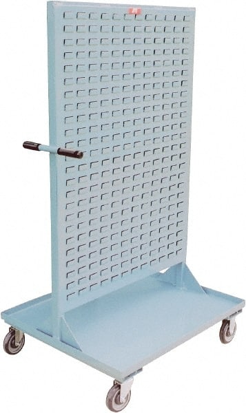 Jamco - Louvered Panel Cart - 36 Inch Overall Width x 30 Inch Overall Depth x 68 Inch Overall Height - Exact Tooling