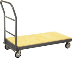 Jamco - 1,200 Lb Capacity Platform Truck - 48" OAW, 10" Platform Height, Urethane Casters - Exact Tooling