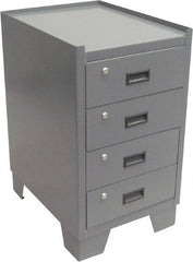 Jamco - Locking Storage Cabinet - Steel, 24" Wide x 18" Deep x 33" High, Gray - Exact Tooling