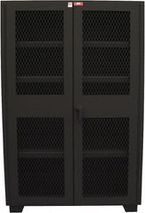 Jamco - 4 Shelf Visible Storage Cabinet - Steel, 60" Wide x 24" Deep x 78" High, Black - Exact Tooling