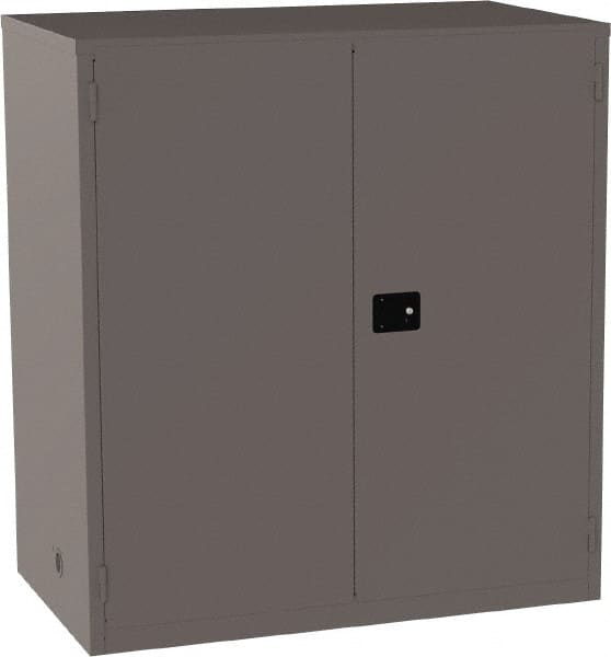 Jamco - 4 Shelf Security Storage Cabinet - Steel, 59" Wide x 34" Deep x 65" High, Gray - Exact Tooling