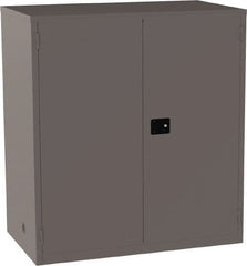 Jamco - 4 Shelf Security Storage Cabinet - Steel, 59" Wide x 34" Deep x 65" High, Gray - Exact Tooling