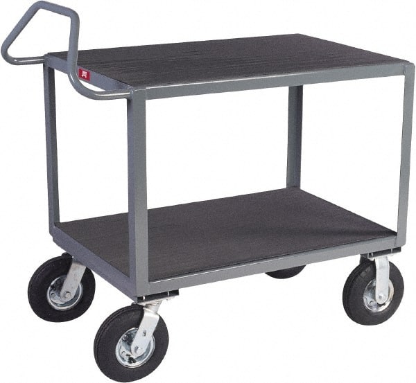 Jamco - 1,200 Lb Capacity, 48" Wide x 24" Long x 34" High Instrument Cart - 2 Shelf, Steel - Exact Tooling