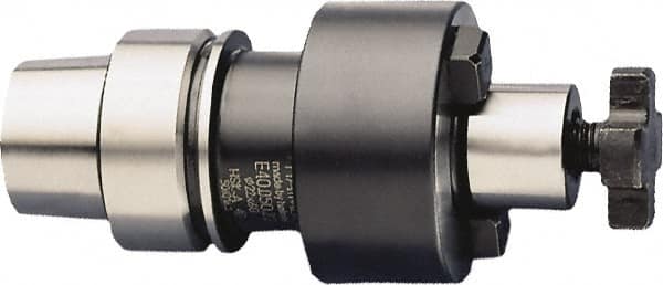 HAIMER - HSK50E Taper Face Mill Holder & Adapter - 22mm Pilot Diam, 60mm Arbor Length - Exact Tooling