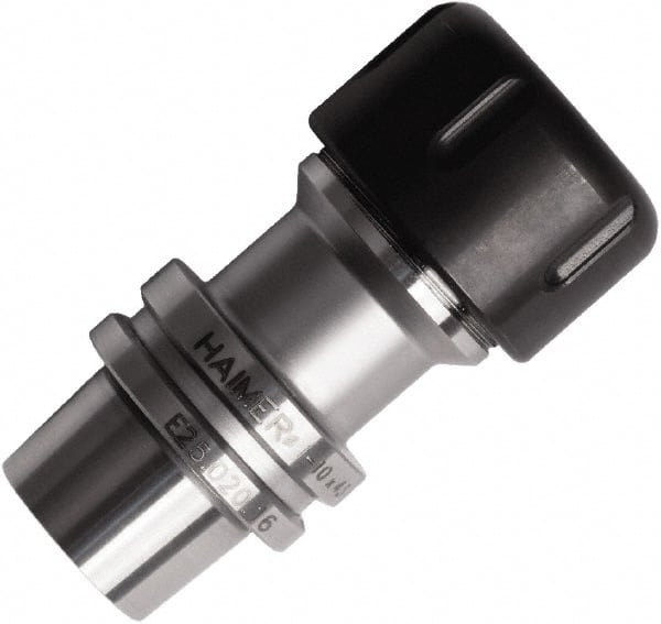 HAIMER - 1/8" to 3/8" Capacity, 48mm Projection, HSK25E Hollow Taper, ER16 Collet Chuck - 0.0001" TIR - Exact Tooling