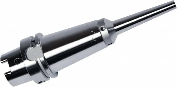 HAIMER - 8mm Hole Diam, HSK63A Taper Shank Shrink Fit Tool Holder & Adapter - 160mm Projection, 11mm Nose Diam, 80mm Clamping Depth, 25,000 RPM - Exact Tooling