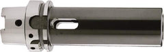 HAIMER - HSK63A Outside Taper, 1MT Tang Inside Taper, HSK to Morse Taper Adapter - 100mm Projection, 25mm Nose Diam - Exact Tooling