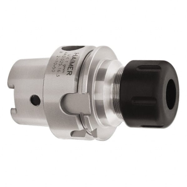 HAIMER - 1/8" to 3/4" Capacity, 70mm Projection, HSK40A Hollow Taper, ER32 Collet Chuck - 0.0001" TIR - Exact Tooling