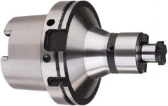 HAIMER - HSK125A Taper Face Mill Holder & Adapter - 22mm Pilot Diam, 100mm Arbor Length - Exact Tooling