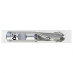 5/8'' Dia. - 3-1/2'' OAL - Bright M-42 Cobalt - Ball End SE EM - 2 FL - Exact Tooling