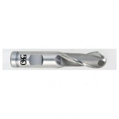 5/8'' Dia. - 3-1/2'' OAL - Bright M-42 Cobalt - Ball End SE EM - 2 FL - Exact Tooling