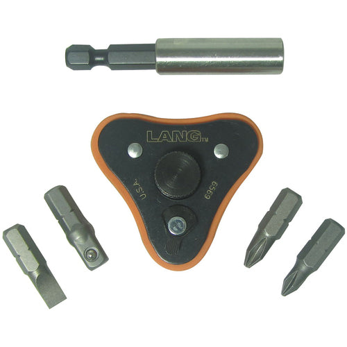 6 Pc Finger Ratchet Bit Driver Set - Exact Tooling