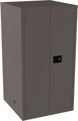 Jamco - 4 Shelf Security Storage Cabinet - Steel, 34" Wide x 34" Deep x 65" High, Gray - Exact Tooling