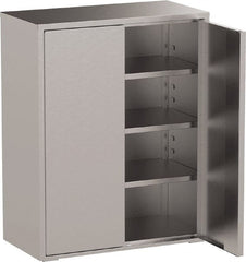Jamco - 3 Shelf Locking Storage Cabinet - Stainless Steel, 36" Wide x 24" Deep x 61" High - Exact Tooling