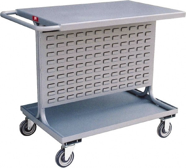 Jamco - Louvered Panel Cart - 36 Inch Overall Width x 24 Inch Overall Depth x 35 Inch Overall Height - Exact Tooling