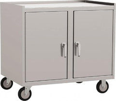 Jamco - 36" Wide x 34" High x 24" Deep, Mobile Closed Cabinet - 1,200 Lb Capacity, 24" Shelf Clearance - Exact Tooling