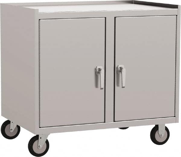 Jamco - 36" Wide x 34" High x 24" Deep, Mobile Closed Cabinet - 1,200 Lb Capacity, 24" Shelf Clearance - Exact Tooling