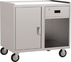 Jamco - 36" Wide x 34" High x 18" Deep, Mobile Closed Cabinet - 1,200 Lb Capacity, 18" Shelf Clearance - Exact Tooling