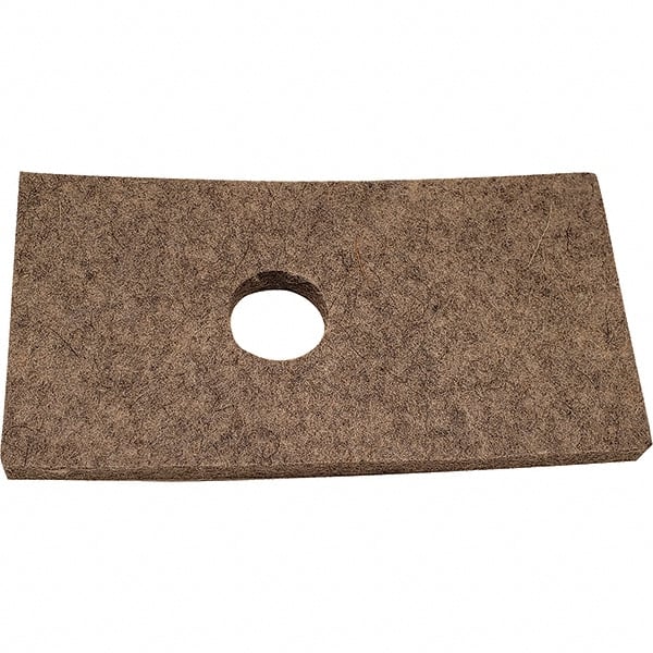 Dynabrade - 1/2" Thick, Machinery Leveling Pad & Mat - 30,000 Lb Max Load - Exact Tooling