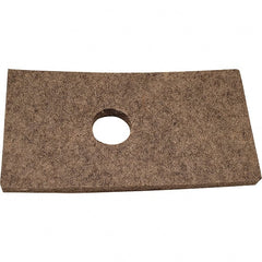 Dynabrade - 1/2" Thick, Machinery Leveling Pad & Mat - 30,000 Lb Max Load - Exact Tooling