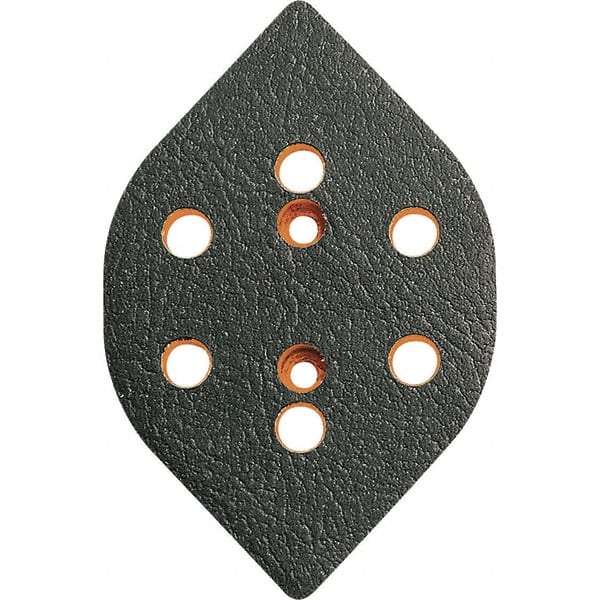 Dynabrade - Tear Drop Adhesive/PSA Backing Pad - Dynafine Compatible, Screw Attachment, Vacuum Pad, 3/8" Thick, Medium Density - Exact Tooling