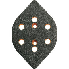 Dynabrade - Tear Drop Adhesive/PSA Backing Pad - Dynafine Compatible, Screw Attachment, Vacuum Pad, 3/8" Thick, Medium Density - Exact Tooling