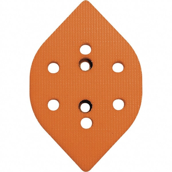 Dynabrade - Tear Drop Hook Face Backing Pad - Dynafine Compatible, Screw Attachment, Vacuum Pad, 3/8" Thick, Soft Density - Exact Tooling