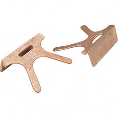 Dynabrade - 4" Jaw Width, Bronze, Vise Jaw Cap - Exact Tooling