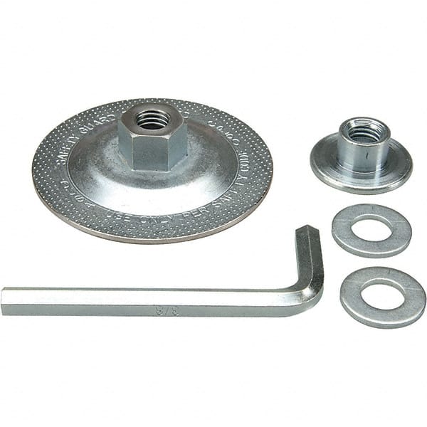 Dynabrade - 5" Diam Angle & Disc Grinder Wheel Mount Adapter Kit - For Use with Disc Grinders - Exact Tooling
